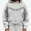 Taliri x Aura Grey Hodded Jacket