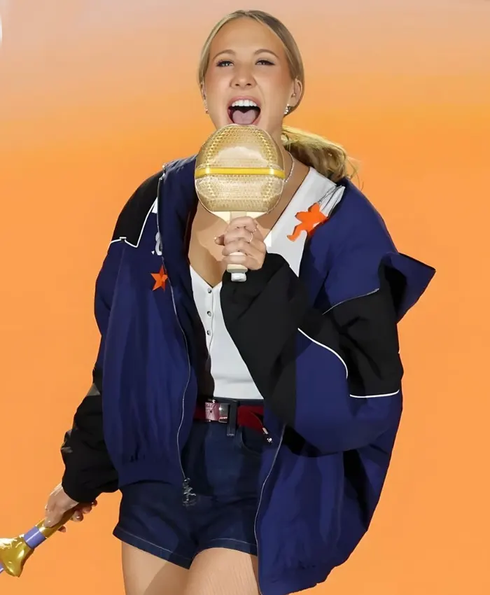 Nikki Glaser Golden Globe Awards 2026 Marty Supreme Jacket - Image 3