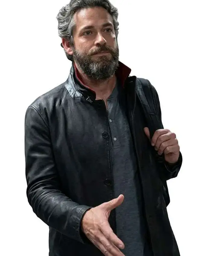 The Fix Zachary Levi Black Jacket