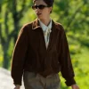 The Gentlemen S02 Benedetta Porcaroli Brown Suede Jacket