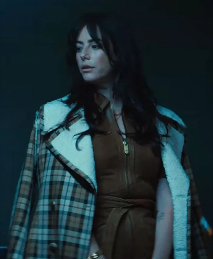 The Gentlemen S02 Susie Glass Plaid Shearling Coat