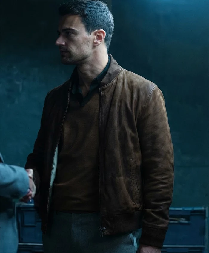 The Gentlemen S02 Theo James Brown Suede Jacket