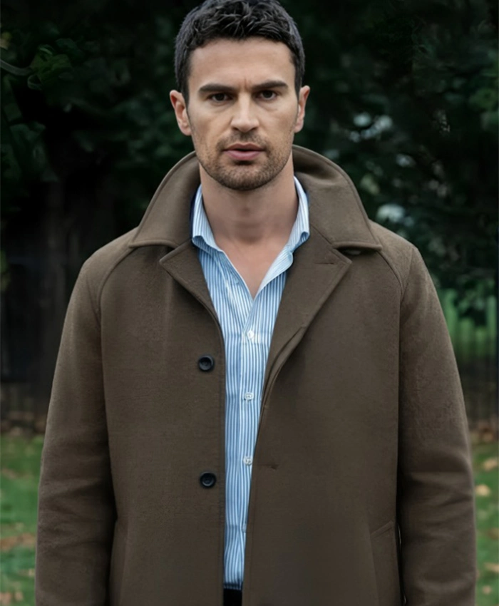 The Gentlemen S02 Theo James Brown Wool Coat