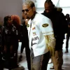 The R&B Tour Chris Brown Vanson Leather Racing Jacket - Copy