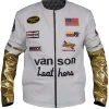 Chris Brown R&B Tour 2026 Supreme x Vanson Spider-Man leather jacket