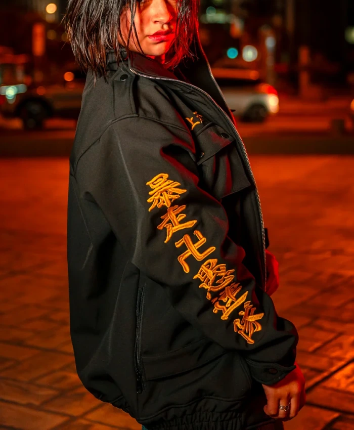 Tokyo Revengers Inspired Black Bomber Jacket Shop now