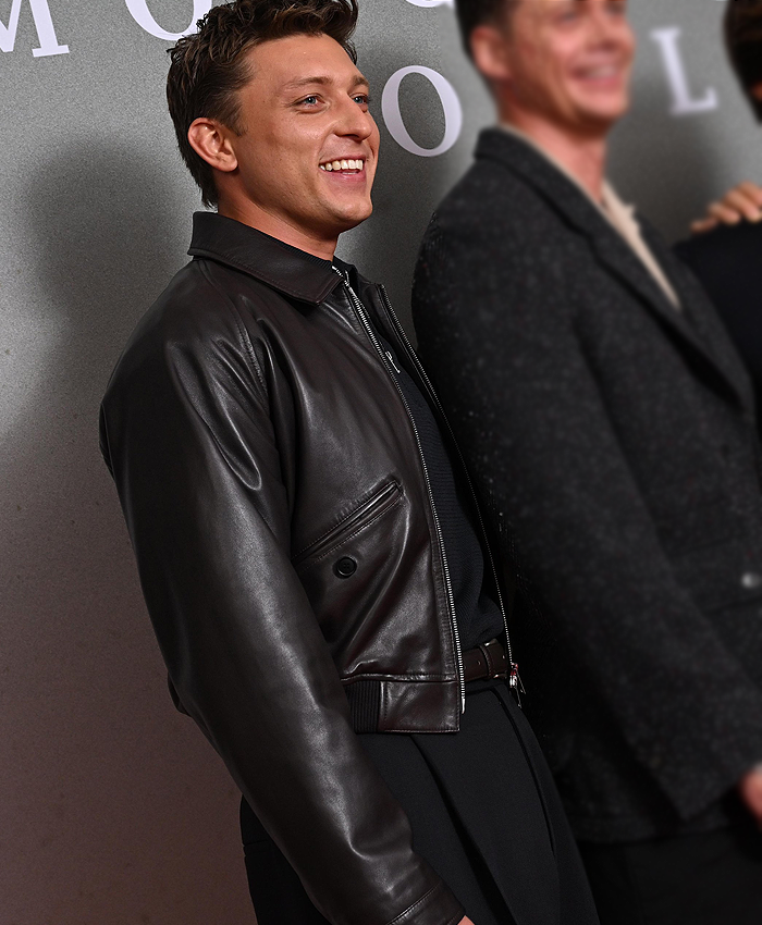 Tom Francis Movie The Mosquito Bowl Special Screening 2026 Black Leather Jacket