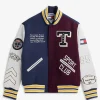Tommy Hilfiger Fashion Show 2026 Metro Boomin Wool Letterman Varsity Jacket Front