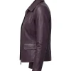 Anna Pigeon S01 Tracy Spiridakos burgundy leather jacket
