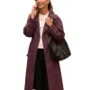 Tracy Spiridakos TV Series Anna Pigeon 2026 Burgundy Trench Coat