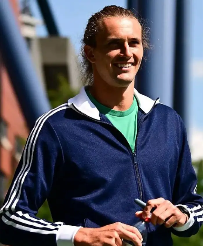 US Open 2026 Alexander Zverev Navy Blue Full Zip Track Jacket On Sale
