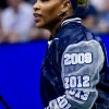 US Open 2026 Serena Williams Nike Navy and Sliver Zip-up Bomber Jacket