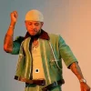 Vedo Song Album Wassup Green Leather Short Sleeves Jacket