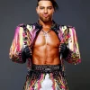 WWE Las Vegas 2026 Joaquin Wilde Multicolor Fringed Embellished Jacket On Sale