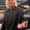 WWE Superstar Logan Paul Mexico City 2026 Black Full Zip Track Jacket Front