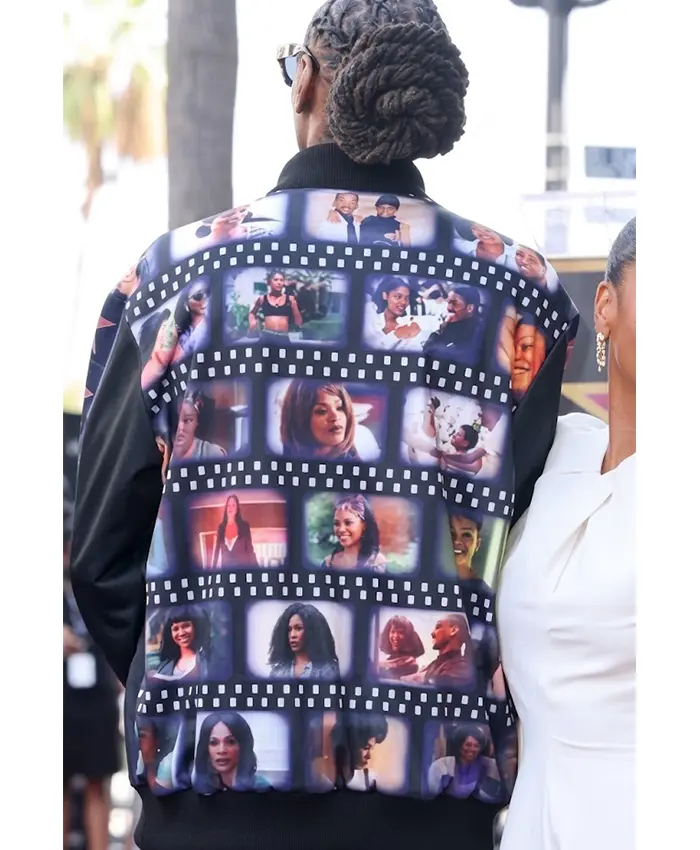 Walk Of Fame 2026 Snoop Dogg Nia Long Tribute Film-Strip Jacket Back