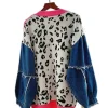 Women JASCLS Long Sleeve Open Front Knitted Cardigan Sweater