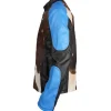 Womens-Cowhide-Blue-Dyed-Calf-Hair-Jacket