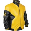 X-Men Mutant leather cosplay jacket with a bold superhero-inspired design