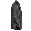 Zachary Levi Movie The Fix 2026 Tucker Black Leather Jacket Side View