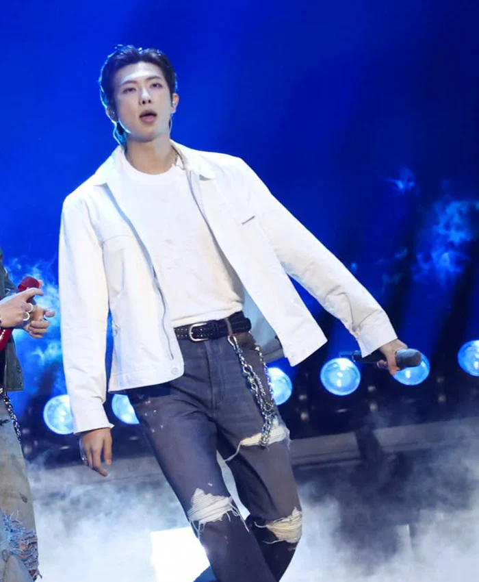 iHeartRadio Music Festival 2026 Kim Namjoon White Jacket