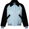 2026-WNBA-Season-30-Finals-Lil-Baby-Louis-Vuitton-Wool-Blue-And-Black-Varsity-Jacket-front-view