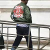 A$AP Rocky Water Taxi Italy 2026 Green and Blue Bomber Jacket