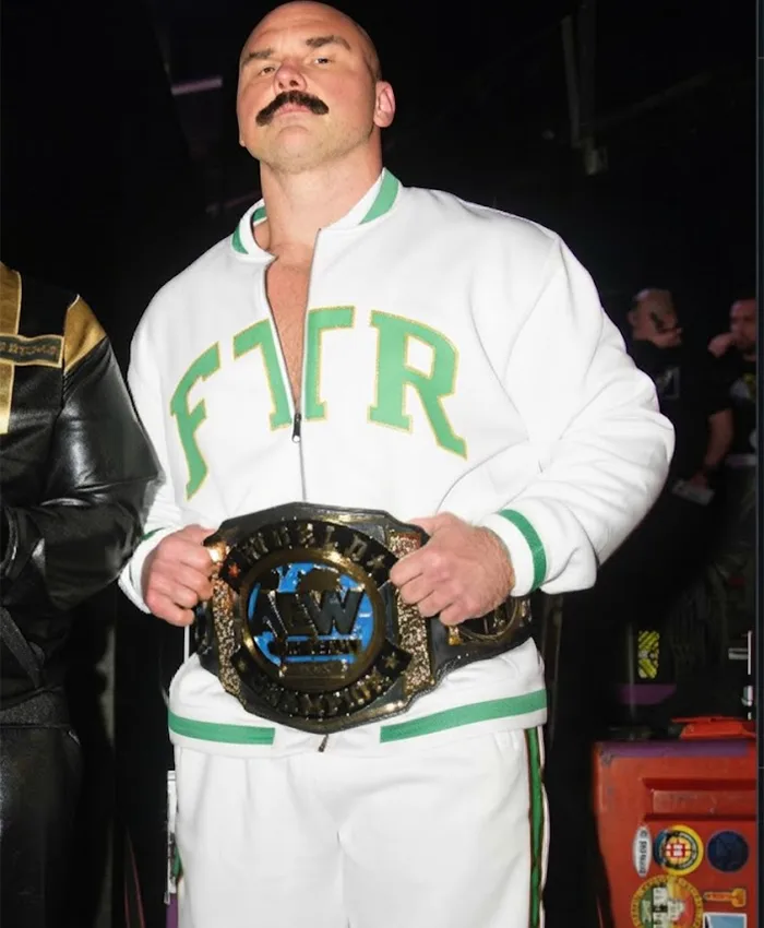 AEW World Tag Team Championship 2026 Dax Harwood White Tracksuit