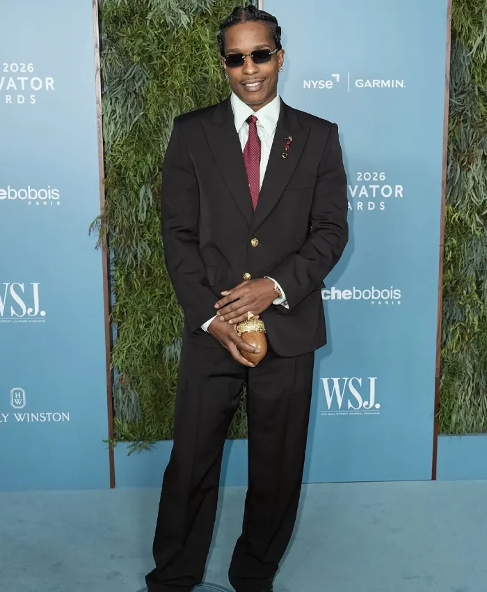 ASAP Rocky WSJ Innovator Awards Black Suit