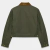 Adeline Rudolph TV Series Neagley 2026 Renee Birdwhistle Green Cotton Jacket Back View