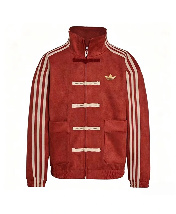 Adidas Originals Chinese New Year Full Collection 2027 Suede Track Jacket Red