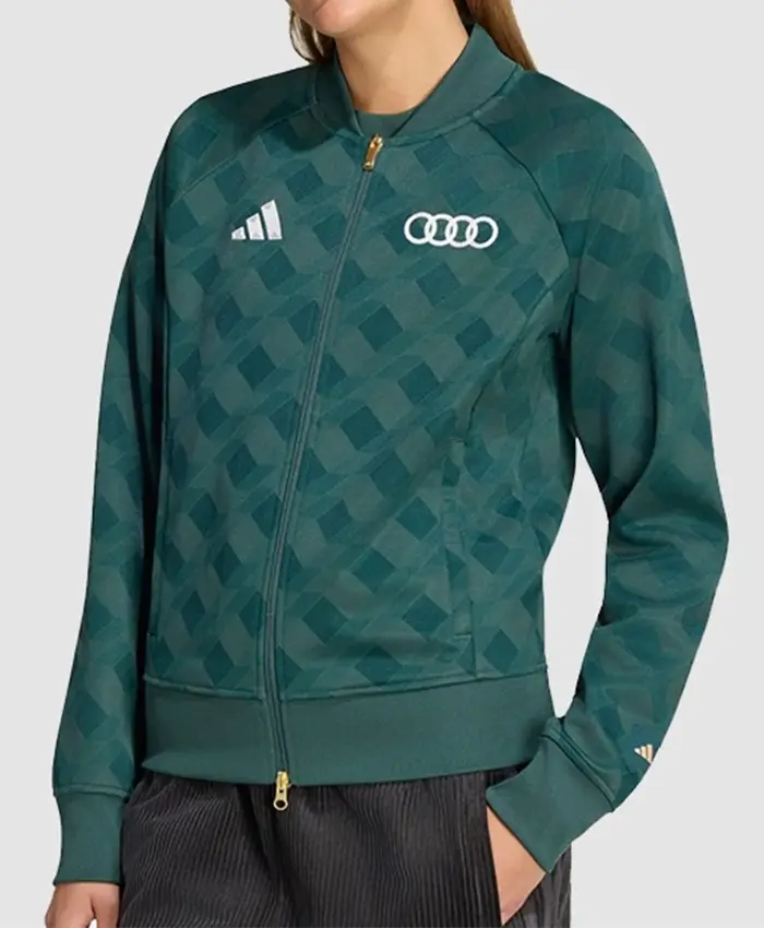  Adidas x Audi Revolut F1 Team Sampa Soul 2026 Green Zip Up Track Jacket