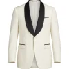 Agent of Shadows Tyler Cameron Black Contrast Shawl Tuxedo Jacket