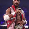 All Elite Wrestling TNT Champion Jet2Flyy 2026 Kevin Knight Red Leather Vest