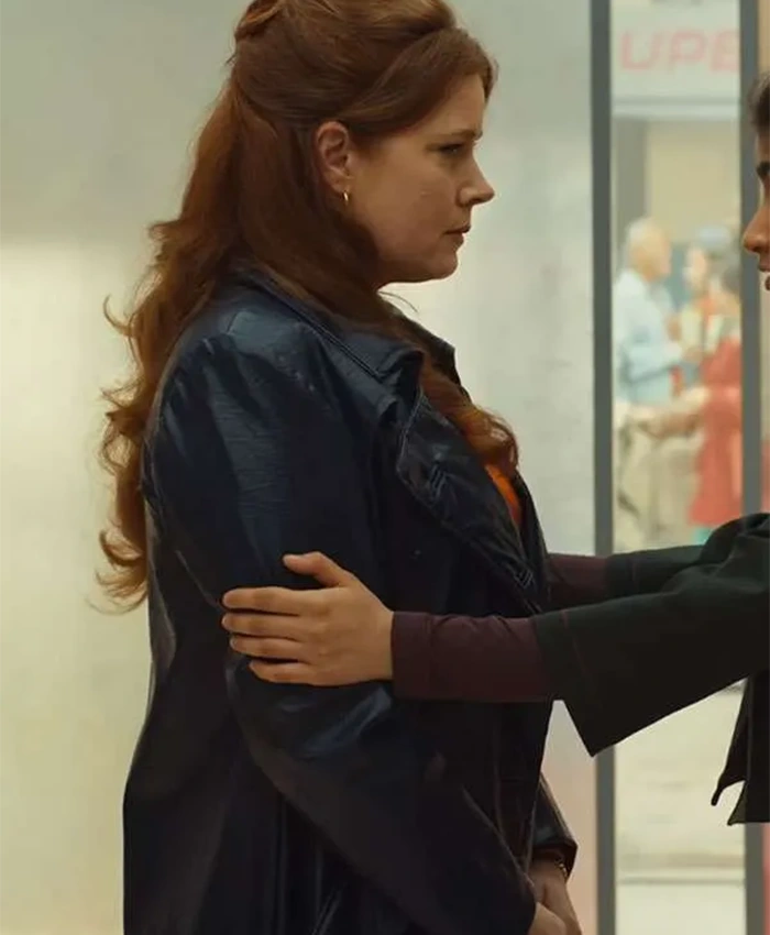 Amy Adams Movie Klara and the Sun 2026 Chris Black Leather Trench Coat