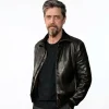 Andy Muschietti Movie Clayface Premiere Black Leather Bomber Jacket