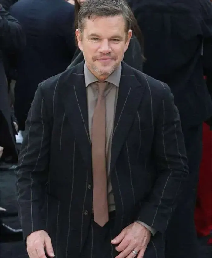 Animals Premiere Matt Damon Black Suit