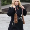 AnnaSophia Robb Movie I Play Rocky 2026 Sasha Black Wool Coat Front
