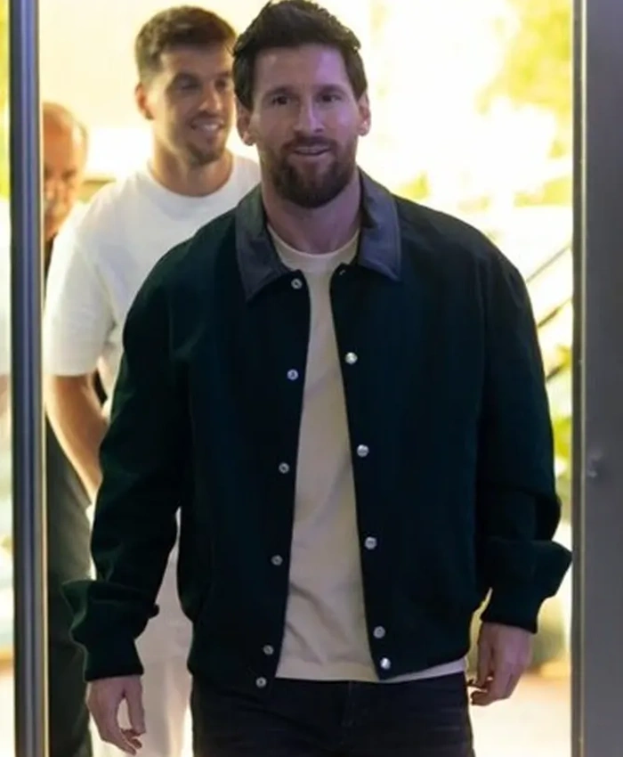 Argentina training camp 2026 Lionel Messi Green Jacket