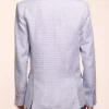 Ashley Iaconetti Celebrity Weakest Link S02 Purple Striped Blazer On Sale Back View