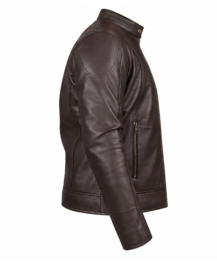 Assassin Movie Havoc 2025 Michelle Waterson Brown Leather Jacket On Sale