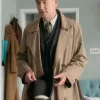 Atticus Pünd TV Series Marble Hall Murders 2026 Tim McMullan Beige Trench Coat Front