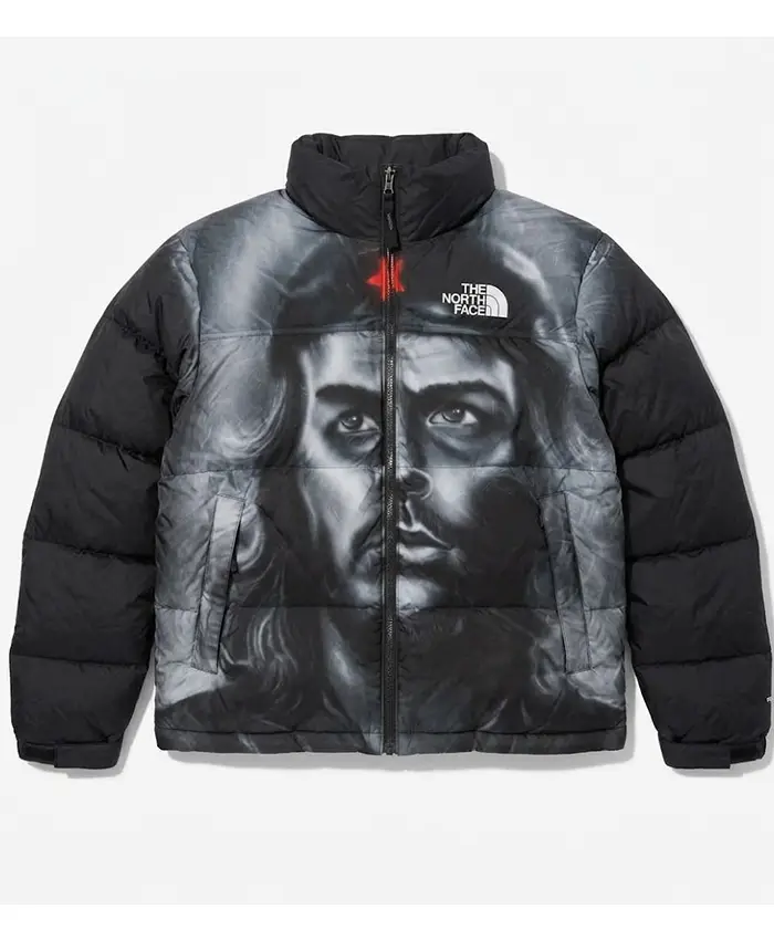 Awake NY x The North Face Nuptse Customized Airbrushed Puffer Jacket Black