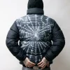 Awake NY x The North Face Nuptse Spiderweb Black Puffer Hooded Jacket