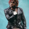 Ayo Maff Black Biker Leather Jacket