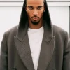 Balenciaga Paris SS27 Show Hugo Ekitike Long Coat