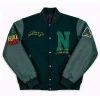 Behold the Green and Gold Custom Varsity Jacket