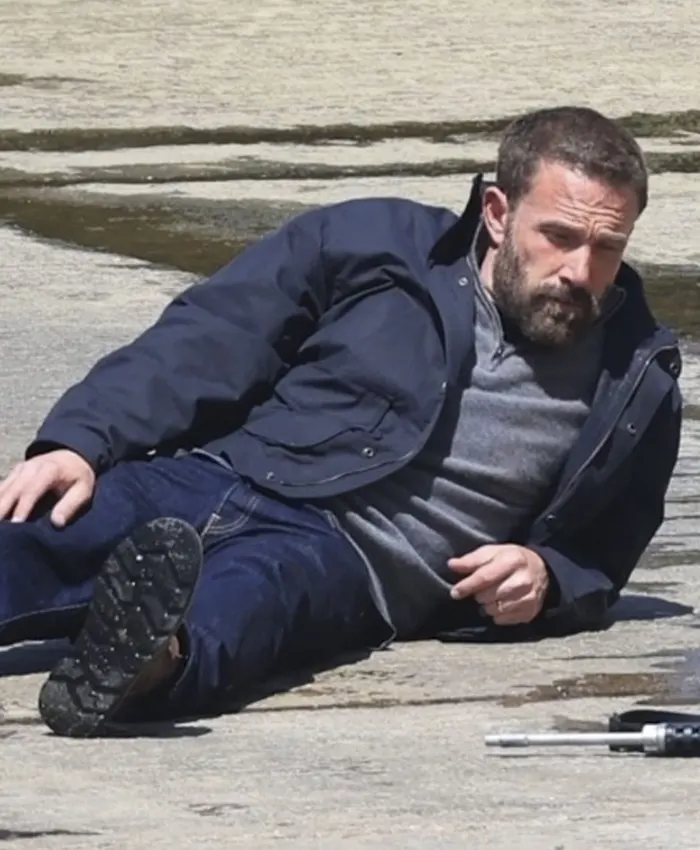 Ben Affleck Movie Animals 2026 Mark Kimball Blue Cotton Jacket