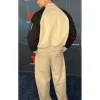 Billboard Latin Music Awards 2026 Johann Vera Black and Beige Varsity Jacket Back