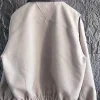 Bottega Veneta FW26 Beige wool with leather Collar Jacket